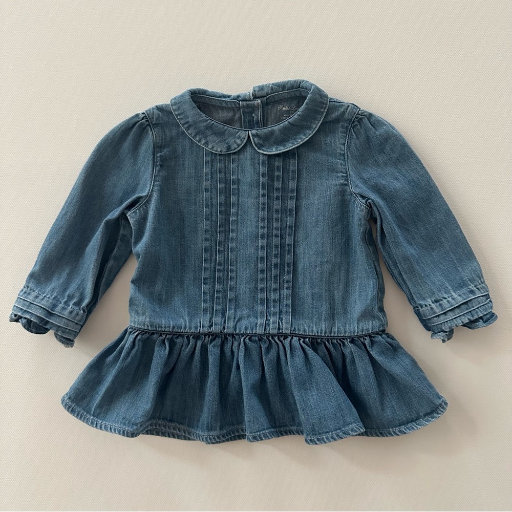 Ralph Lauren 6 Months Baby Girl Denim Top